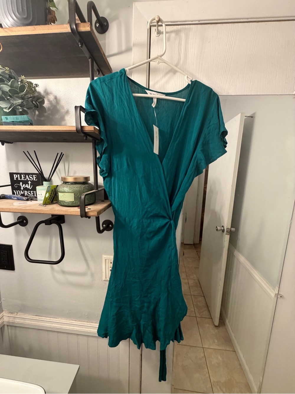 BCBG NWT Wrap-Style Short Dress